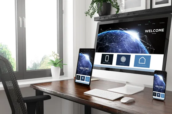 Comparação entre landing page e site para empresas